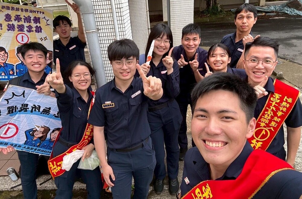 1號候選人政見宣傳。