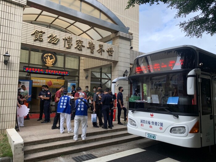 捐血現場。
